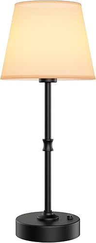 Miniatura 12 de EppieBasic Lámpara de mesa inalámbrica recargable: carga rápida y larga duración, luz cálida de 2700 K, lámparas doradas vintage para mujeres ama de