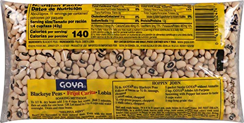 Goya Blackeye Peas, Dry, 1 Pound Bag - Image 5