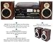 Boytone BT-28SPM, Bluetooth Classic Style Record Player Turntable with AM/FM Radio, CD / Cassette Player, 2 Separate Stereo Speakers