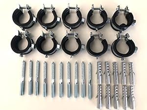 Praktic Sparset Schraubrohrschelle 15-19 mm, 10 Stück