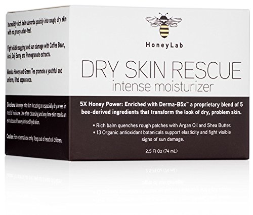 Honeylab Dry Skin Moisturizer Balm with Manuka Honey, Shea Butter, Argan Oil, Acai, Goji Berry. Moisturizing cream for face and body helps with uneven skin tone, fine lines, and wrinkles. 2.5oz Honeylab Dry Skin Moisturizer Balm with Manuka Honey, Shea Butter, Argan Oil, Acai, Goji Berry. Moisturizing cream for face and body helps with uneven skin tone, fine lines, and wrinkles. 2.5oz