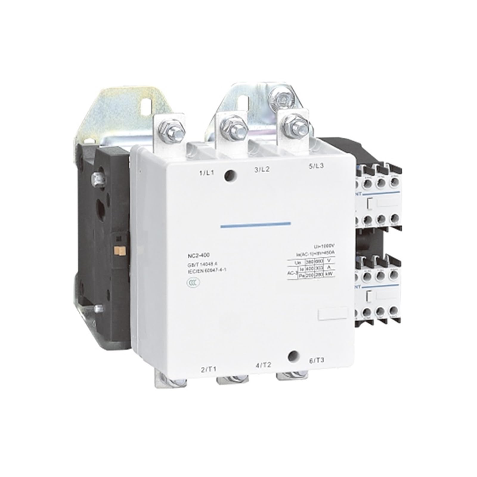 Contacteur CA NC2-265 110V avec bobine CA pour commande de circuit triphasé - 2
