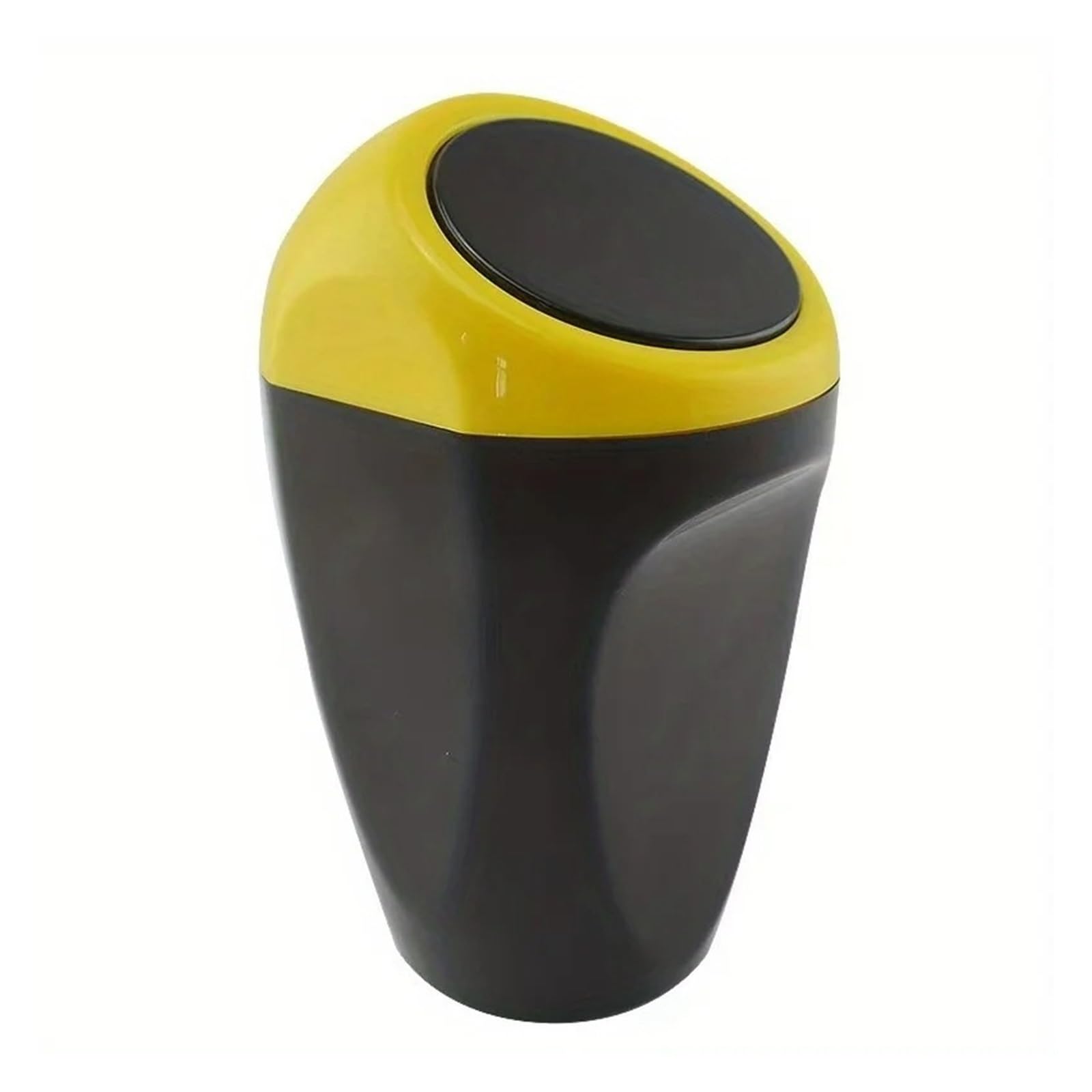 Tntgebfvbg Yellow Car Bin Car Rubbish Bin Auto Trash Can Garbage Dust Case Holder Smoking Ashtray Plug-In Creative Storage Box Cars Rubbish Bins(Yellow)