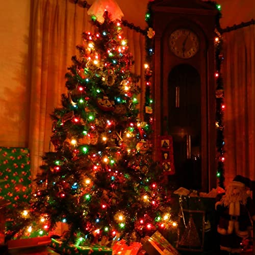 Uptotop Christmas 100 Count Srting Light, 20Ft String Lights Plug In Waterproof Light Decorations For Party Carnival Supplies, Outdoor Yard Garden Decor (Multi-Colored) #TOP3