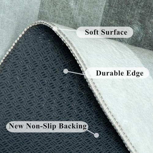 Miniatura 2 de Honorstar Esterilla Protectora De Suelo Para Suelos Duros, 100 Cm, Alfombrilla Protectora Para Silla De Oficina, Alfombrilla Redonda, Antideslizante, Alfombrilla Para Silla De Oficina Negro-1