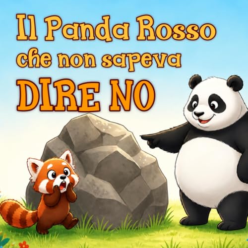 『Il Panda Rosso che Non Sapeva dire No | Favola divertente per bambini (3-7 anni)』のカバーアート