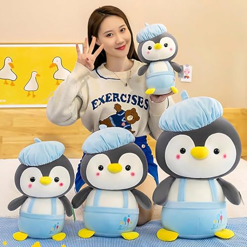 Image of SCOOBA Adorable Cap Penguin Soft Toy 35cm (Blue Cap Penguin)