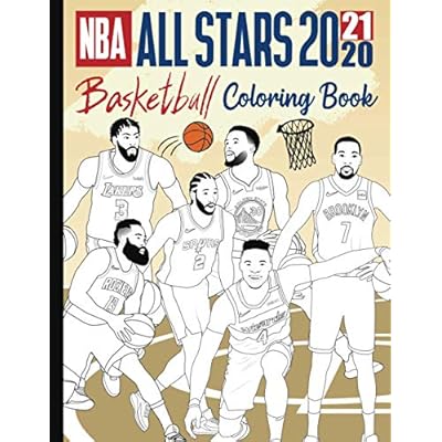 NBA All Stars 2020-21 Coloring Book