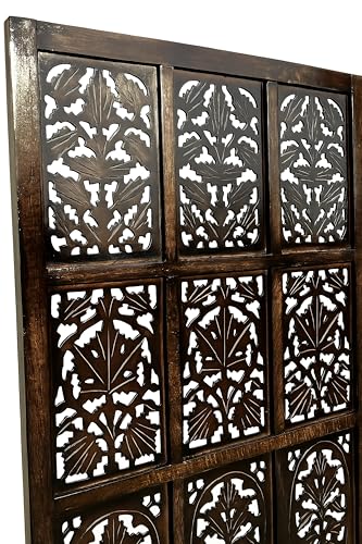 Image of Wooden Partition for Living Rooms Wall Dividers,Screen Separator Wall Divider for Hall Wall Panels for Living Room /Kitchen /Bedroom /Office /Restaurant (30 Inches Width Single Panel)