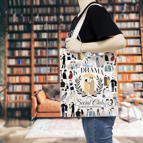 Bolsa Tote K-drama Social Club para amantes de drama miniatura 3