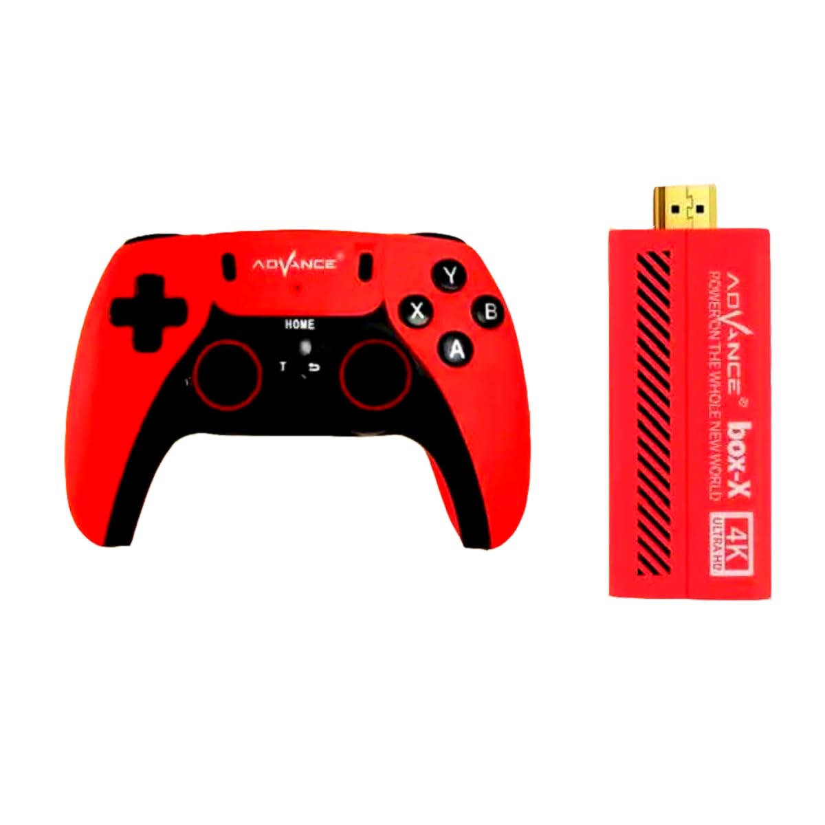 MONEX Wireless Retro Game Console Stick, Plug & Play 4K HDMI Gaming Device with 10000+ Built-in Games, Dual Wireless Controllers, Classic Video Game System for TV (No Internet Required)