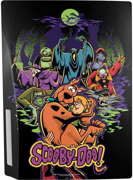 Skinit Decal Gaming Skin Compatible with PS5 Bundle - Officially Licensed Scooby Doo vs Monsters Design