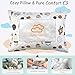 ZPECC Toddler Pillow with Pillowcase - 13x18 Organic Cotton Hypoallergenic Kids Pillow, Baby Essentials for Travel Crib Daycare Stroller (Intended for Age 2 and up) Universe