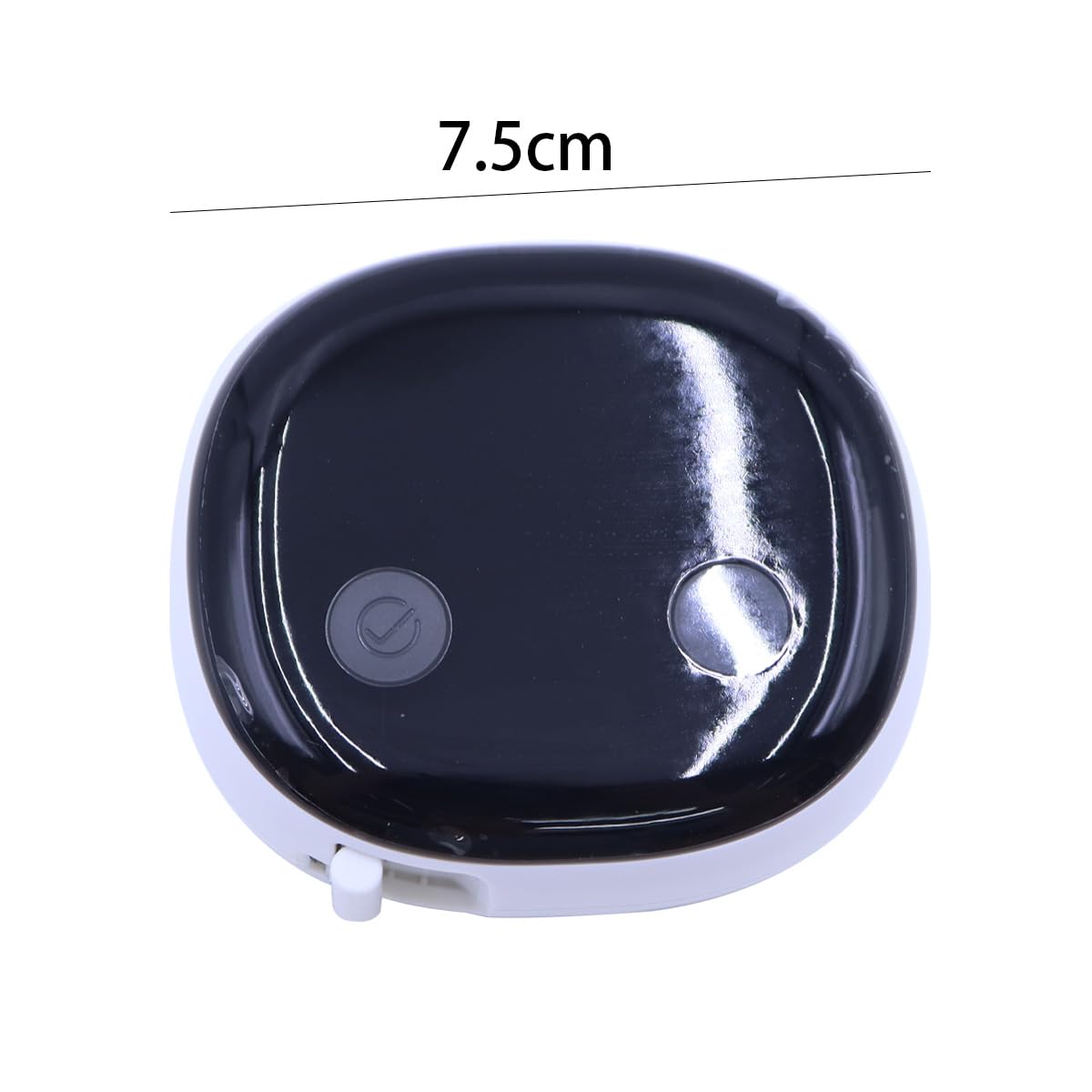 Fitdays Smart Body Tape (Noir) – Suivi de l'IMC/de la masse grasse par Bluetooth, synchronisation avec l'application – Pour la taille et les hanches (Fitness)