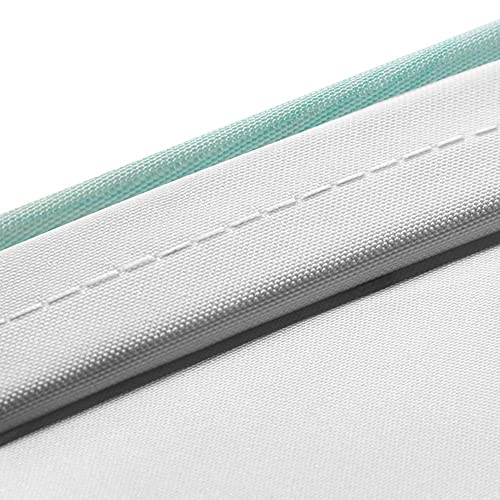 Rideau de salle de bain 3D étanche en tissu polyester blanc de taille longue