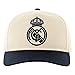 Icon Sports 2026 Real Madrid Officially Licensed Soccer Cap - Cream Color with Navy Blue Logo
