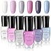 BONTIME Non-Toxic Nail Polish - Easy Peel Off & Quick Dry, Organic Water Based Nail Polish Set for Women,Teens,Kids(6 Colors,0.28 fl oz)