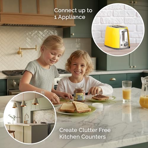 Prise de sécurité pour cuisine moderne et placards électroménagers compacts 15A - 4