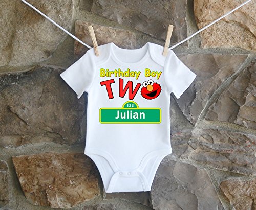 Elmo 1st birthday shirt Clearance