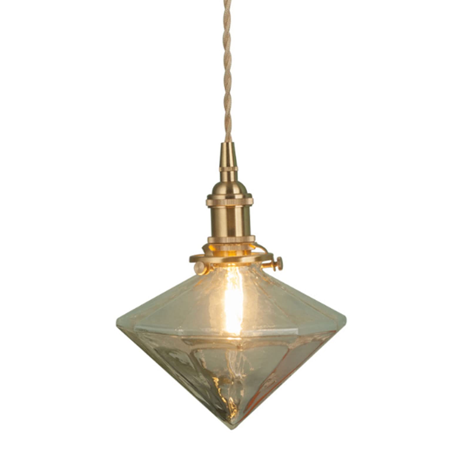 Lustre intéressant vie à installer pour remplacer un plafonnier banal et sombre