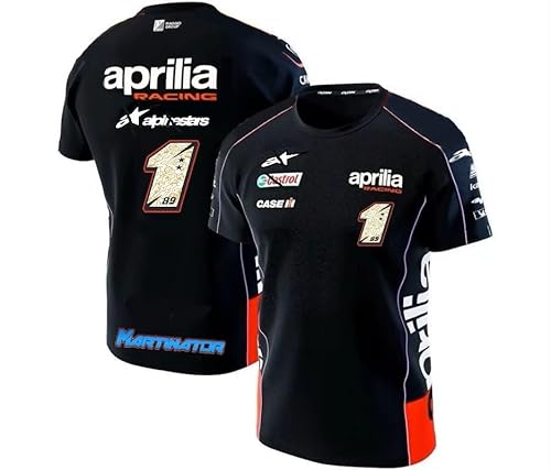 PRORACER Camiseta Hombres Replica 1 Aprilía MotóGP (M)
