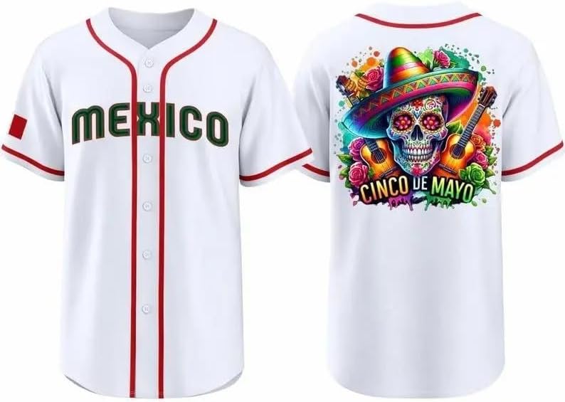 Mexico World Baseball Classic 2026 Jersey – Team Mexico Baseball Shirt, Cinco de Mayo Fan Jersey, Mexican Baseball Gift