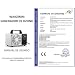 WANZlMM Portatil Generador Ozono Eco-de, 28g/h Domestico Generador de Ozono con Temporizador...