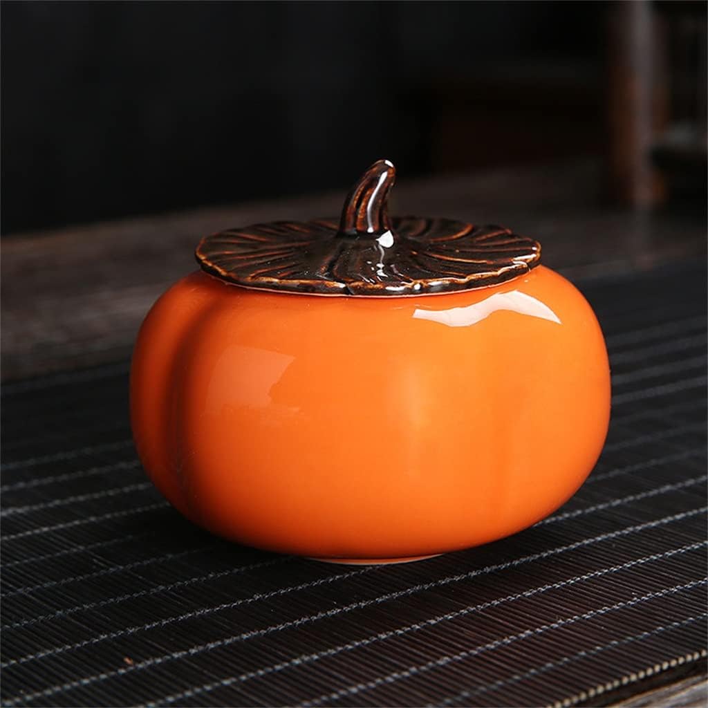 Ceramic tea pot storage tank travel portable sealed spice coffee sugar tube decoration