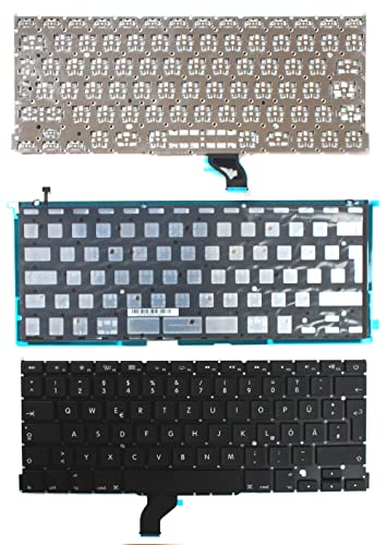 Clavier MacBook Pro A1502 noir résout votre touche cassée en version allemande rétroéclairée