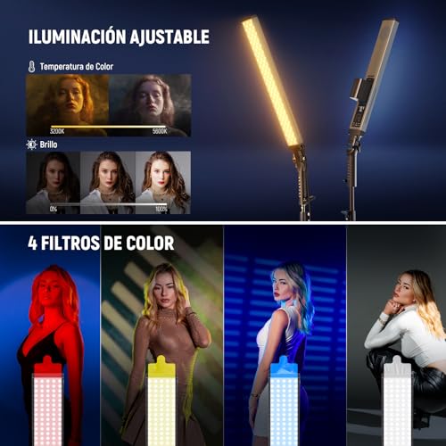 Kit de luces LED NEEWER BH20B ULTRA para fotografía de estudio 4