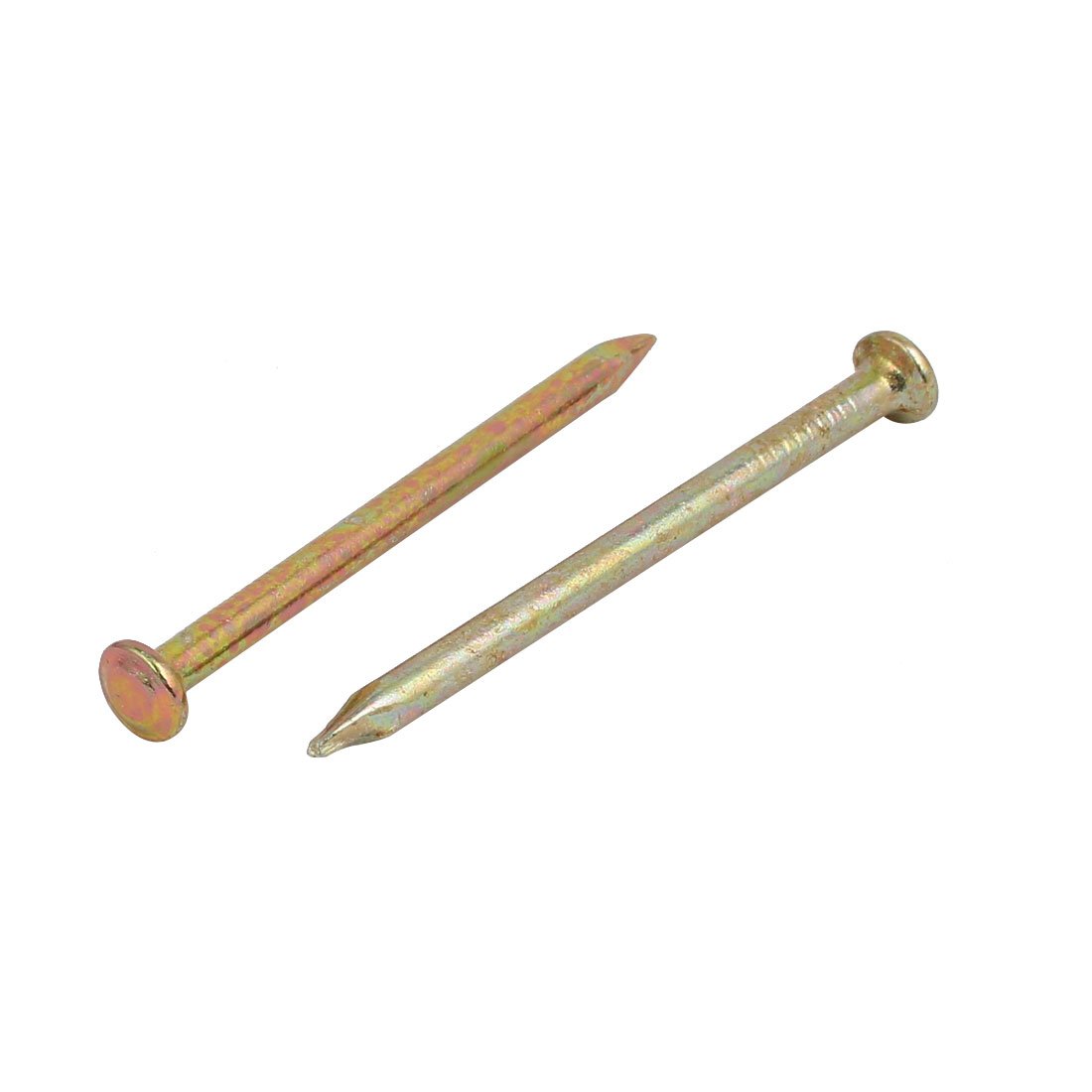 Aexit Fiber Concrete Fastener Cement Wall Steel Point Tip Wire Nails 50mm Length 200PCS Model:79as488qo57