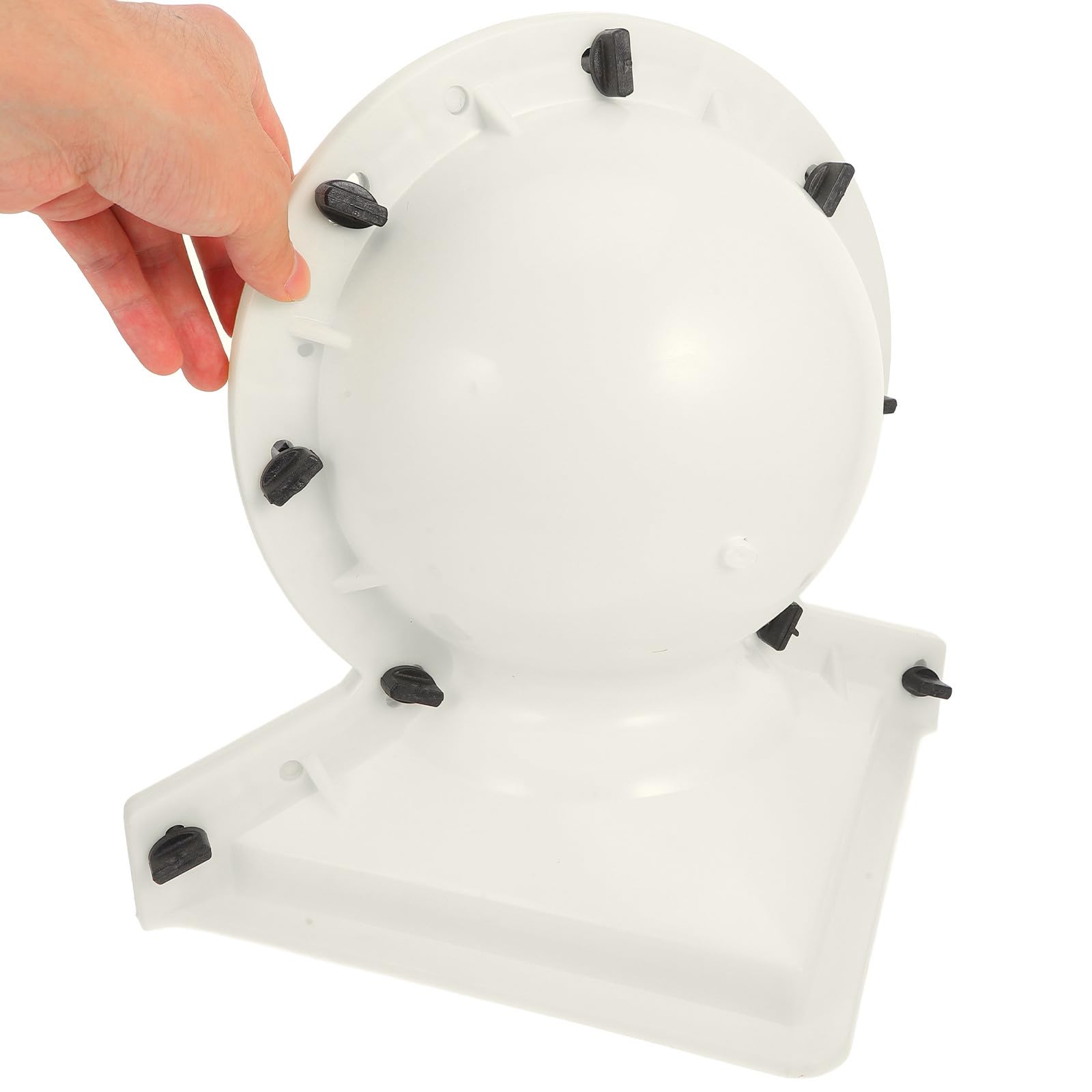 Artibetter Moule à Ornements en Ciment et Moules en Silicone Demi-sphère pour Décoration Extérieure et Intérieure, Sphère Beige en PP, Design Polyvalent, Touche Artistique Couleur Aléatoire
