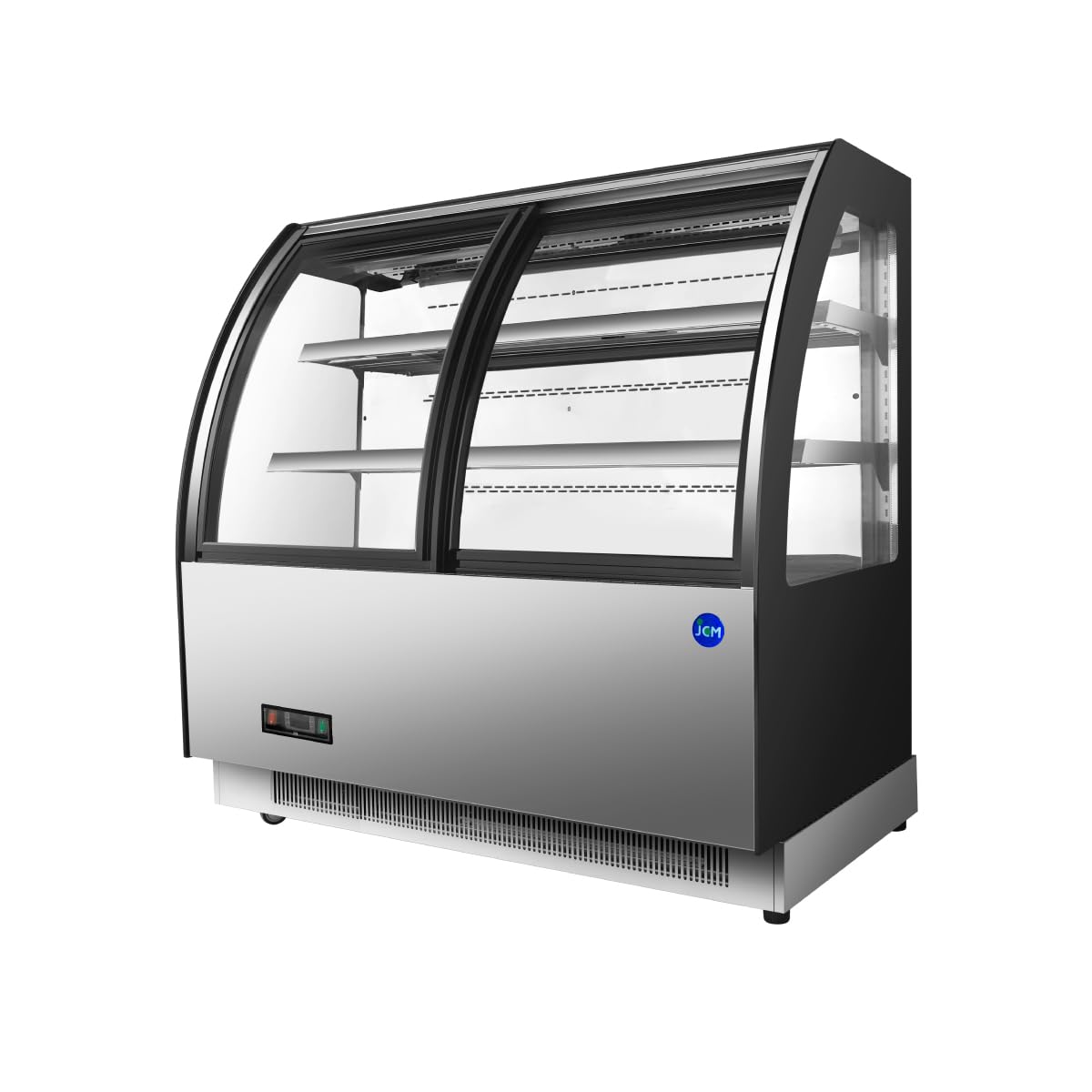 Amazon | JCM 対面冷蔵 ショーケース（前開き ラウンド型） JCMS-197TF