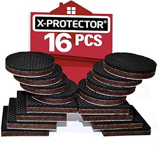Furniture Grippers X-PROTECTOR Non Slip Furniture Pads 16 Pack 2” – Best Rubber