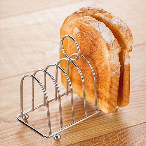 Toast Bread Rack Holder 6 Slice Holes Stainless Steel : Amazon.ca