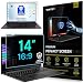 14.0 Inch Computer Privacy Screen Filter for Widescreen Laptop - Notebook - Anti-Glare - Anti-Scratch Protector Film for Data confidentiality - 16:9 Aspect Ratio.