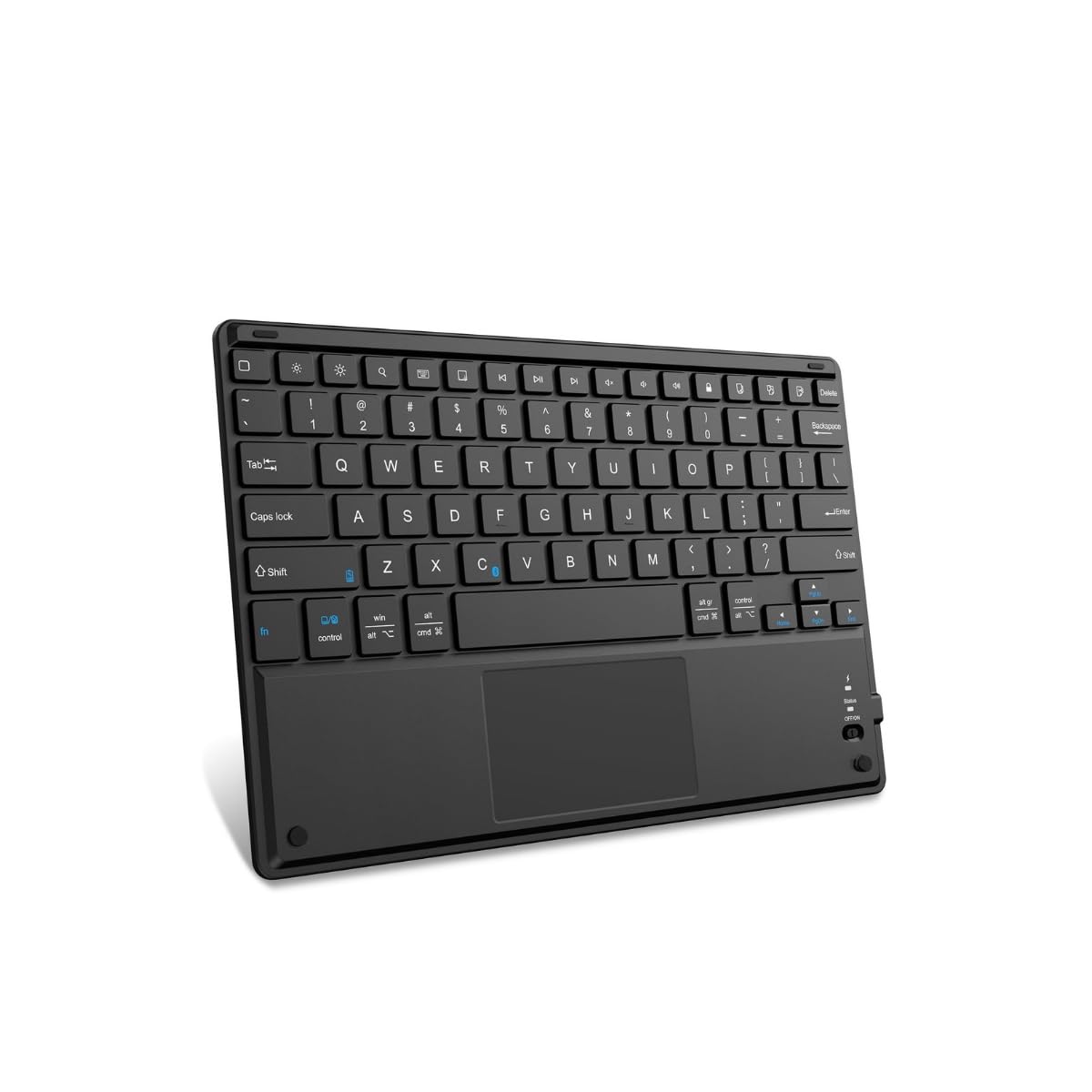 Teclado Bluetooth com Touchpad Compatível IOS/Android Windows Ultrafino para iPhone/IPad Pro/Mac, tablets em geral e laptop