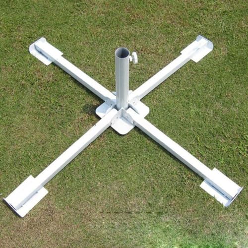 Soporte estable para sombrilla de jardín y patio con sistema plegable y base ajustable 6