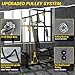 GarveeLife Home Gym Machine System with 100 LBS Weight Stack, Multifunctional Weight Machine, Full Body Workout Station Exercise Equipment, All in One Home Gym with Pulley System for Strength Training