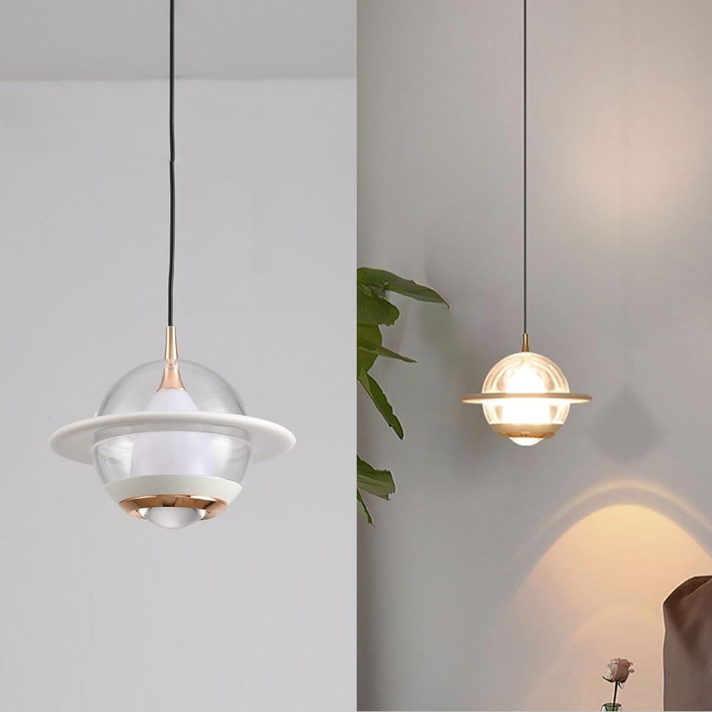 Suspension LED chambre enfant globe 7W 4000K pour luminaire de chevet