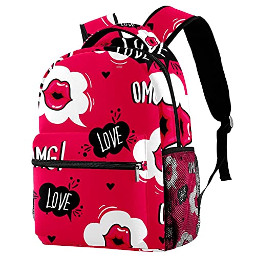 Sac à dos de voyage rose pour le campus et les sorties étudiantes des filles