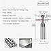 1PC Carbide Tungsten Steel Chamfering Cutter 60/120 /90 Degree Up and Down Double-Sided Machining Coated Milling Cutter Chamfer Tools (Size : for Steel, Color : 12XR90X75L)