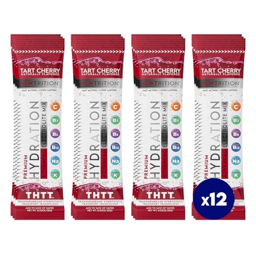 Hydration Powder Electrolyte Packets with Vitamins B&C Tart Cherry