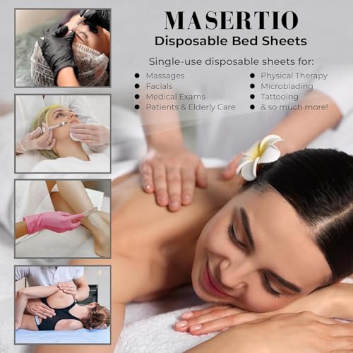 Funda desechable para cama de masaje transpirable para sudor y aceites 3