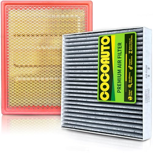 Image of Engine Cabin Air Filter Kit for Silverado /Sierra 1500 (2014-2018) | Tahoe Suburban Yukon (2015-2020), Sierra 2500 3500 HD (2015-2019) | NOT FOR Diesel