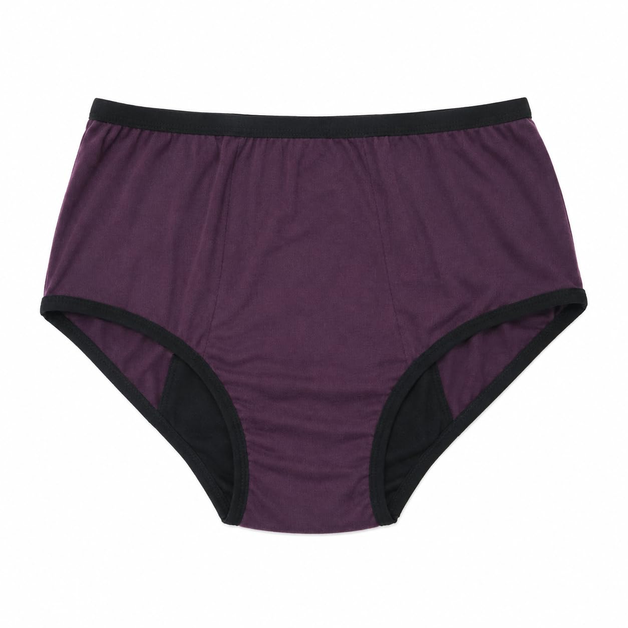 Evanna Period Panty for Women & Girls | Cotton | Black | Mid-Rise | Heavy Flow Type | Reusable | Leak-Proof | No Pads | Comfy & Super Absorbent | Stain & Rash-Free | Pack of 1-image-5