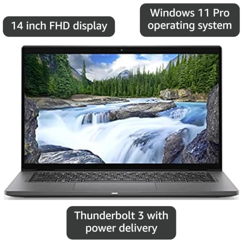 Image of Dell Latitude 7410 Laptop | 14 inch 1920x1080 FHD | Core i7-10610U - 256GB SSD Hard Drive - 16GB RAM | 4 cores @ 4.9 GHz Win 11 Pro Black (Renewed)
