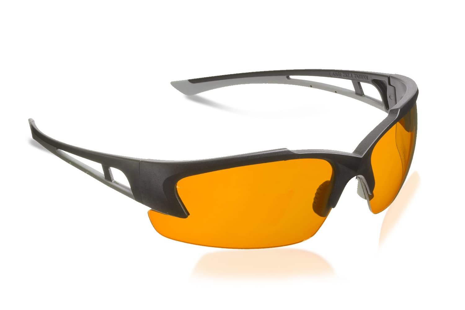 SafetyBlue Eye Relaxation Sleep Glasses| Perfect for Night Shift Workers| Lightweight & Stylish glasses| Improves Sleep, Prevents Eye Strain| Amber Blue Light Blocking Glasses for Screen Users