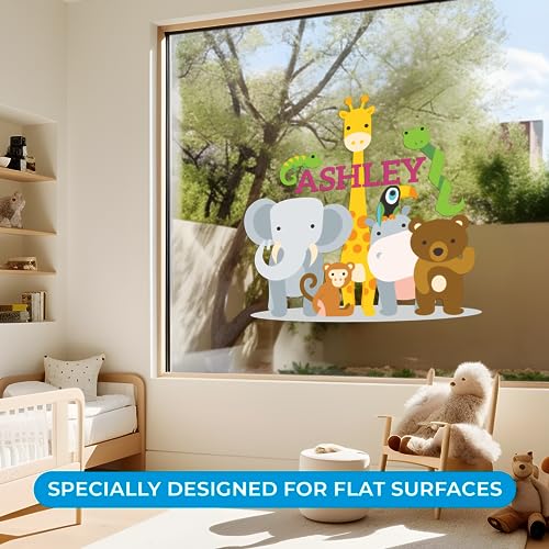 Vinilo Decorativo de Animales Selva Personalizable 55.88x55.88 cm miniatura 3