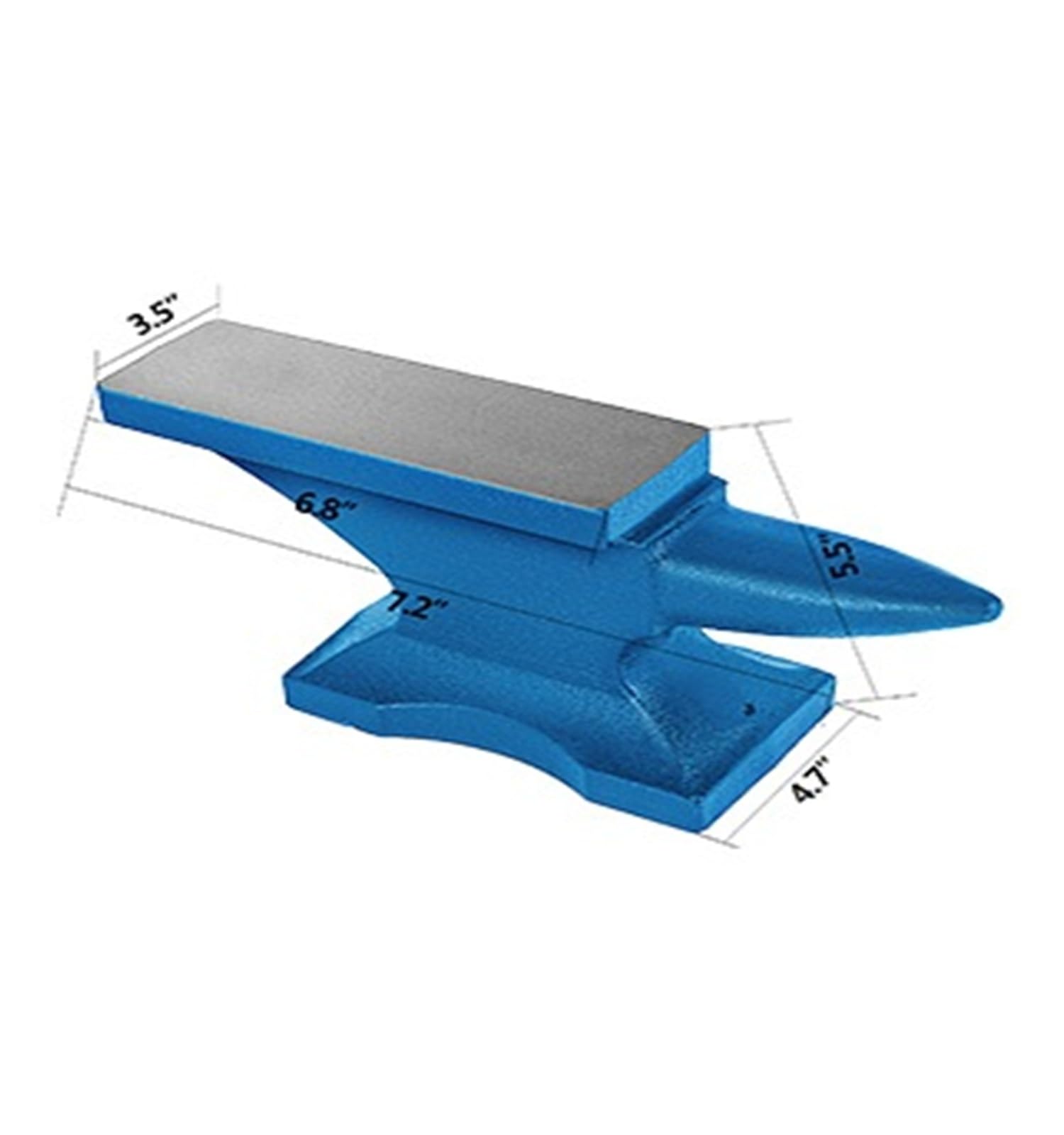 10-45KG Kowadło Kowalskie Kucie Metali Biżuteria Kowalstwo Metalowe Nitowanie Spłaszczanie Formowanie Stół Narzędzia Ręczne Do użytku DIY(22 LBS 10KG)